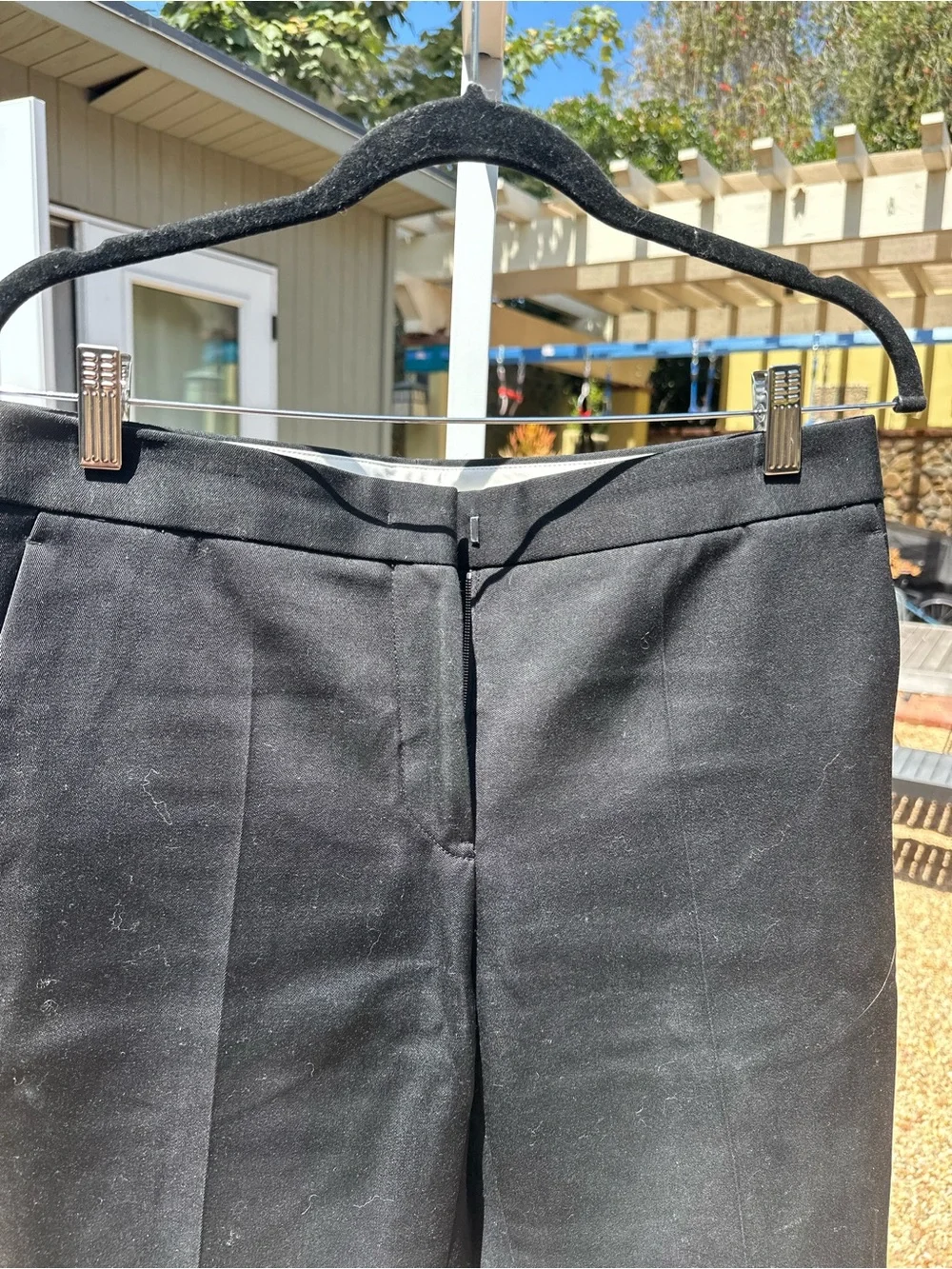 Jil Sander Black Tailored Dress Pants